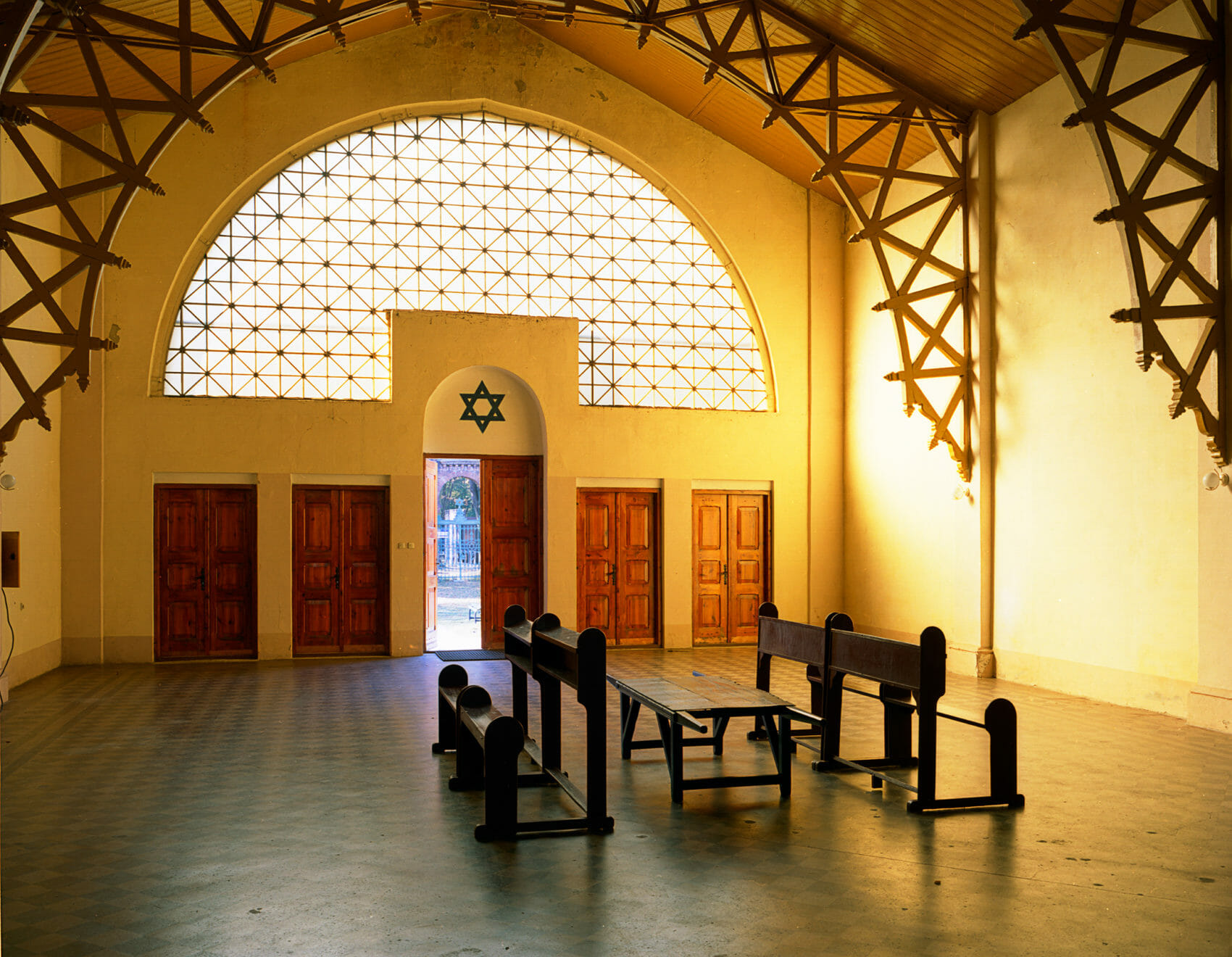 Funeral Chapel Interior, Jewish Cemetery, Lodz, Poland, 2007