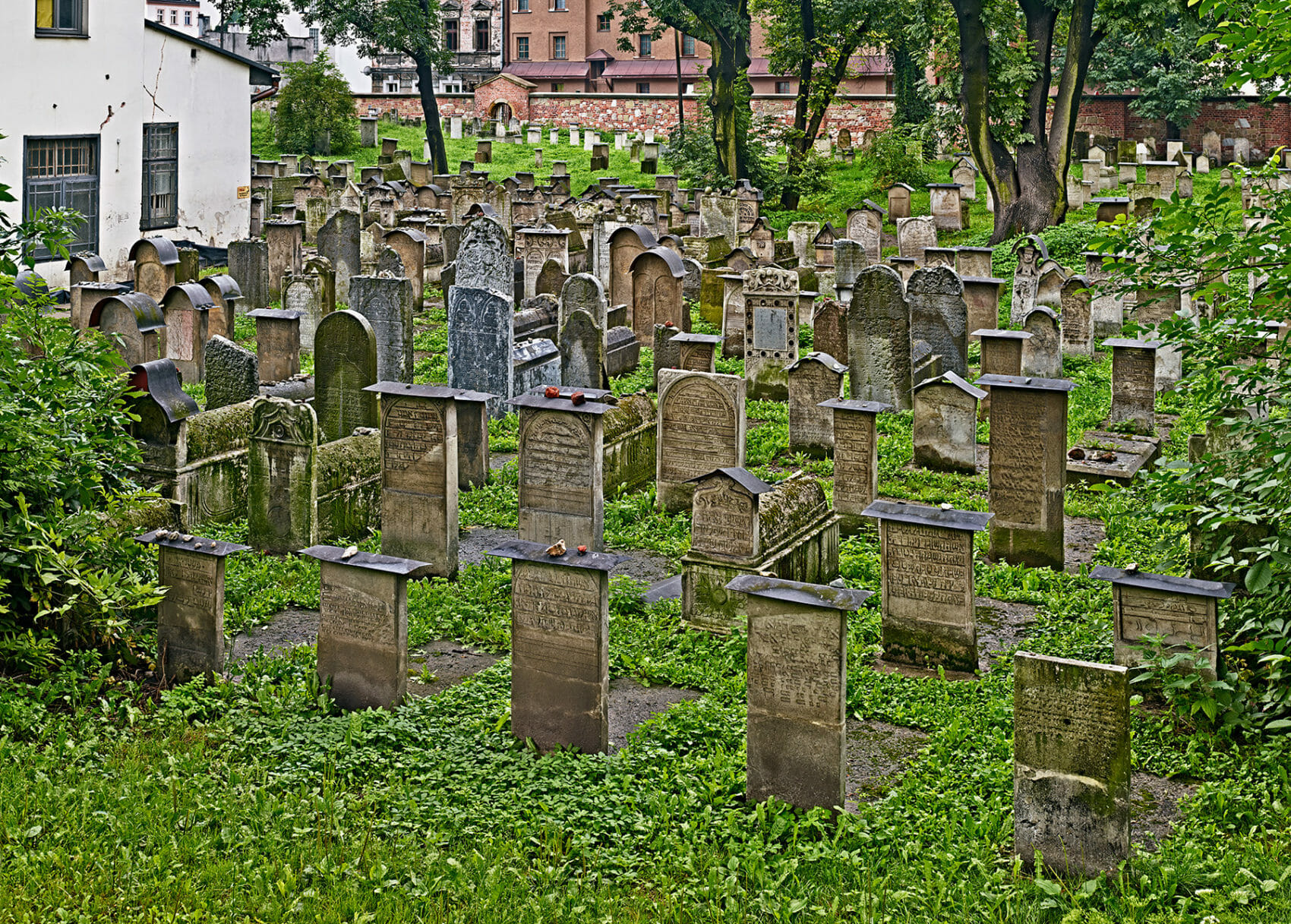 Restored Cemetery at Remuh Synagogue, Kazimierz, Krakow, Poland, 2011
