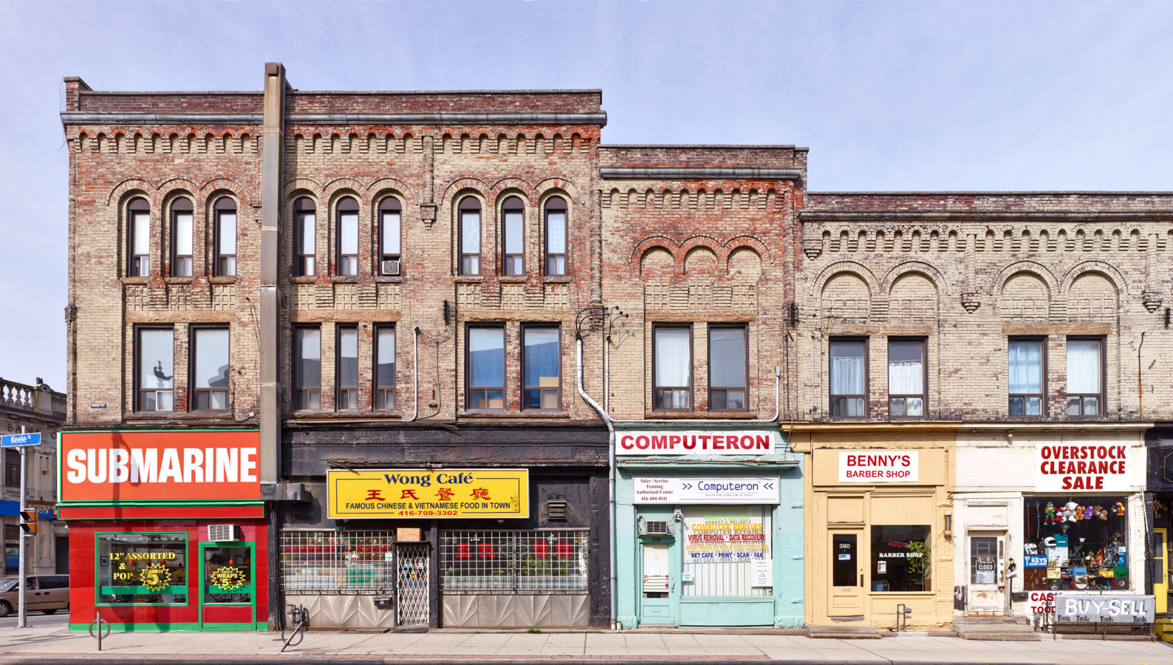 Keele Street #376-382, at DundasWest, Toronto, 2011