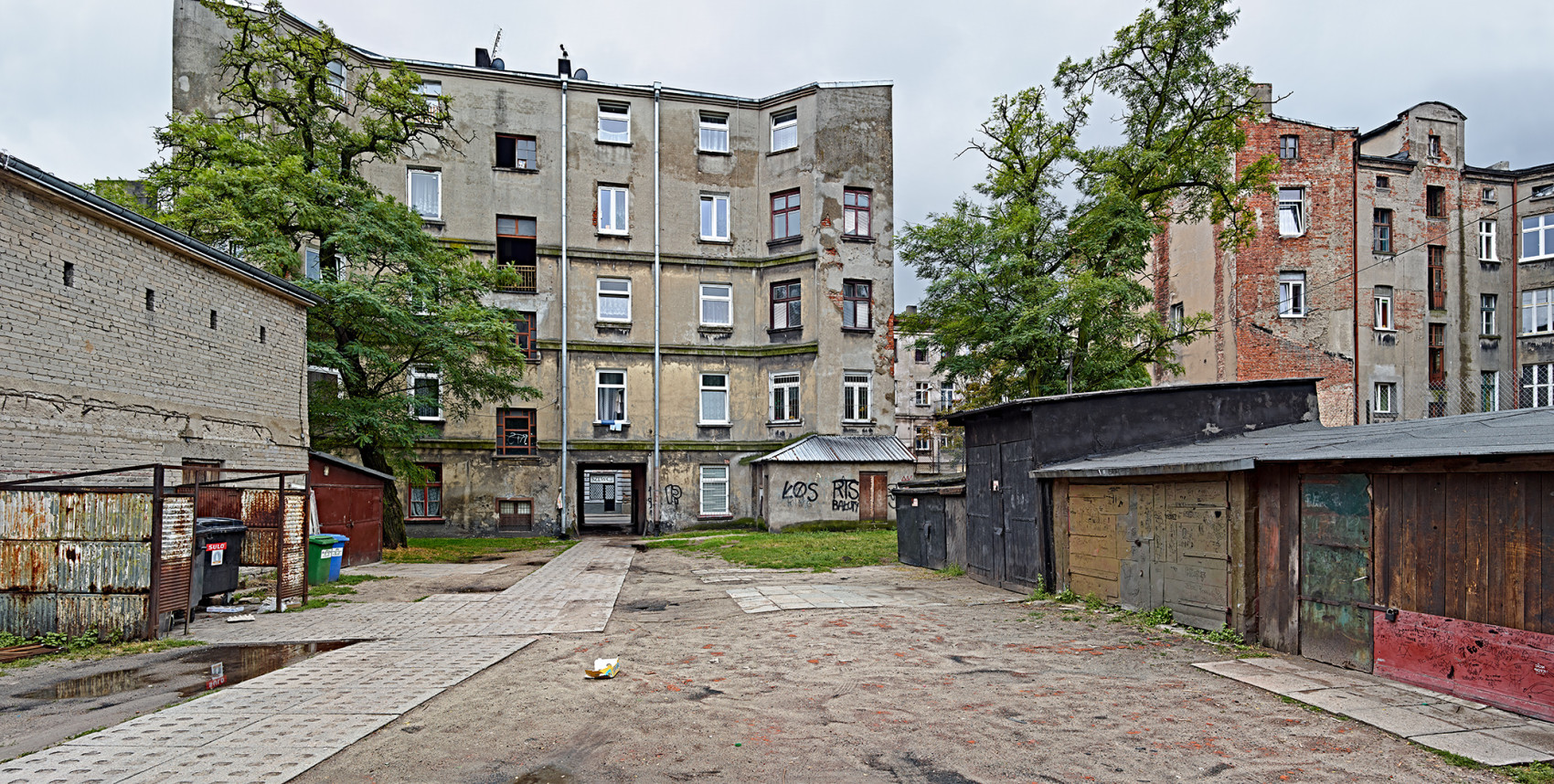 Residential Courtyard, Wojska Polskiego Street, Lodz, Poland, 2013