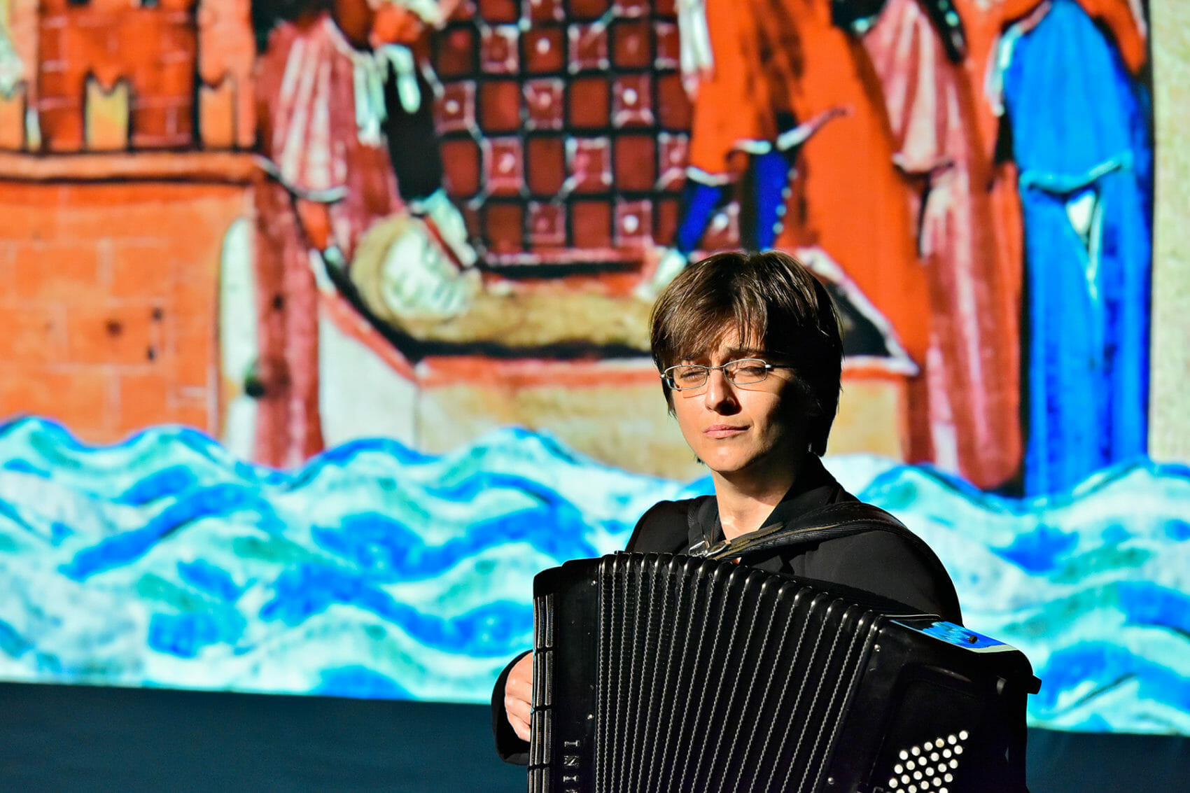 Merima Kljuco, Accordionist, In Concert, Ashkenaz Festival, Toronto, 2014