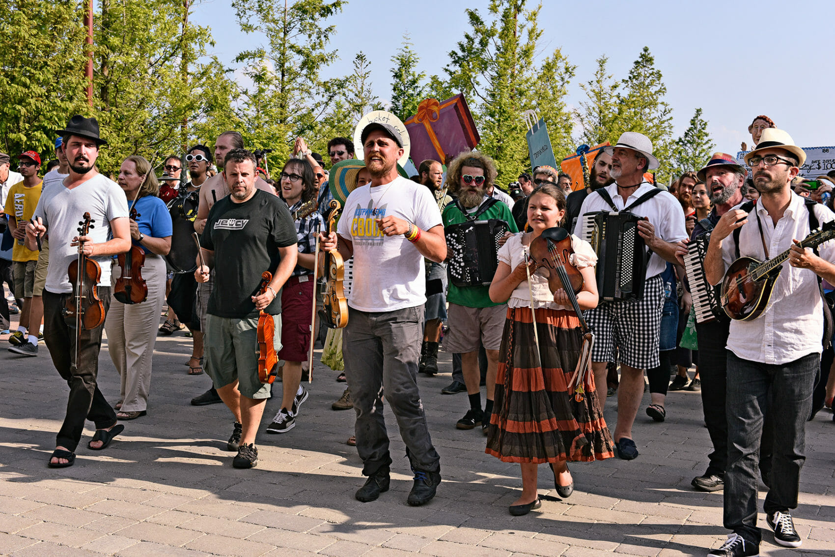 Ashkenaz Parade, Led by Members of the Lemon Bucket Orchestra, Ashkenaz Festival, Toronto, 2014