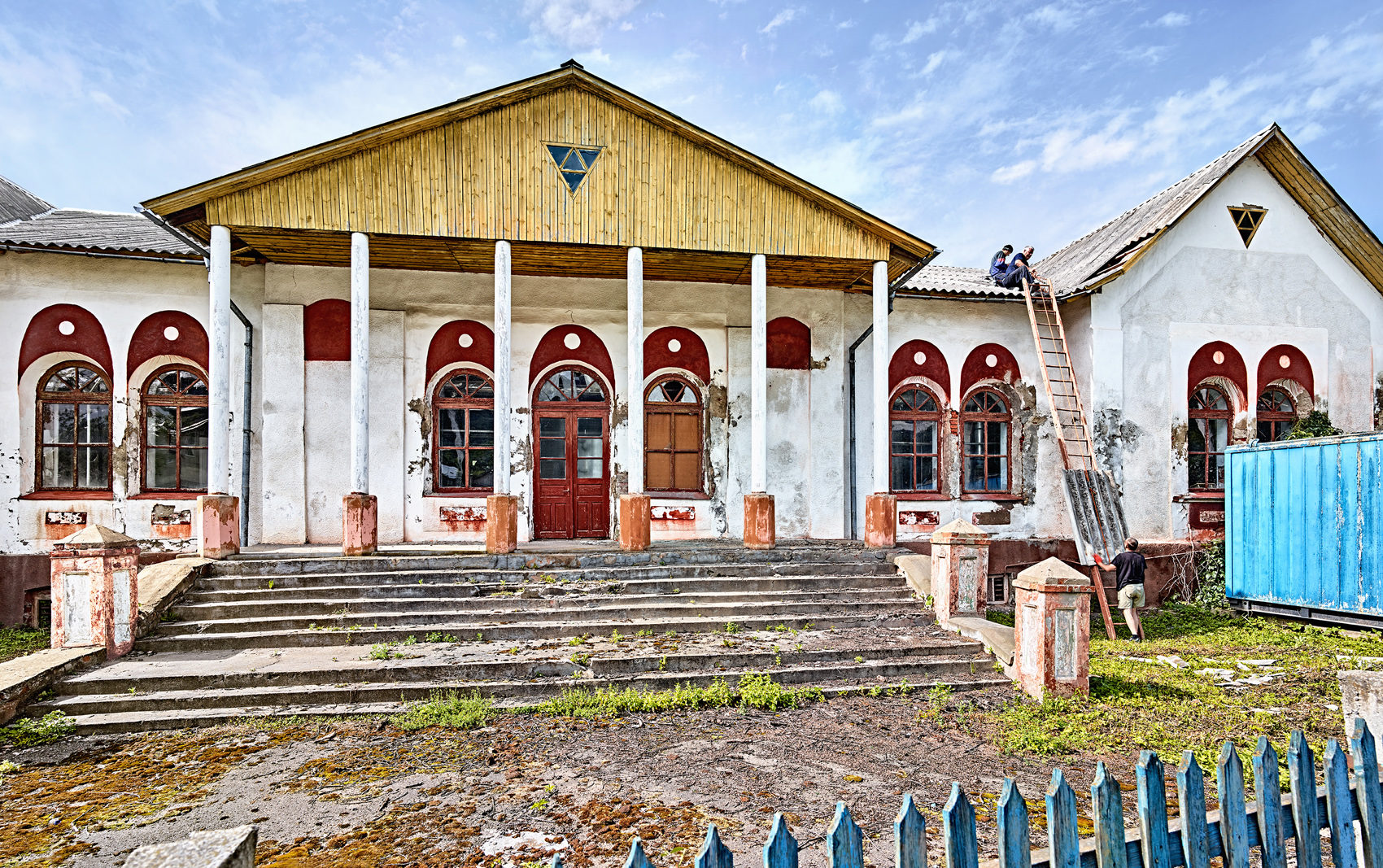 Former Yeshiva Building in Vyzhnytsia, Ukraine, 2016